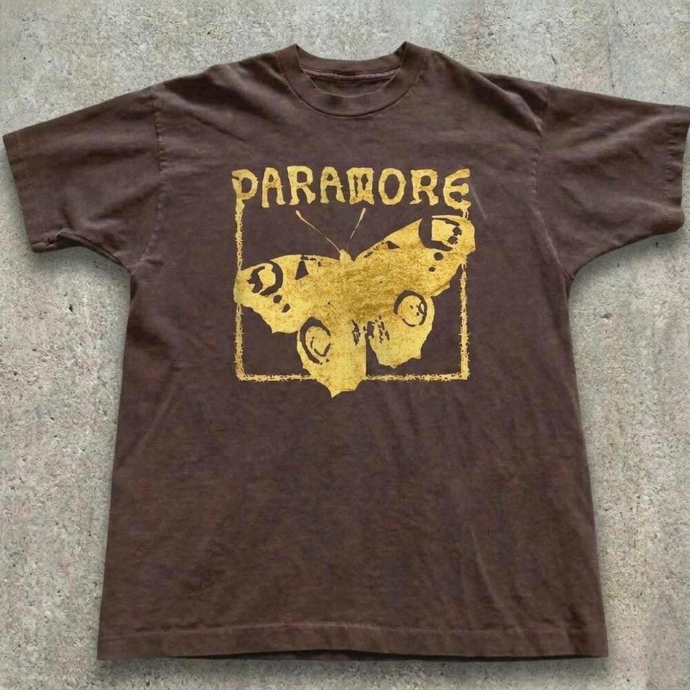 Brown Paramore Band Tee